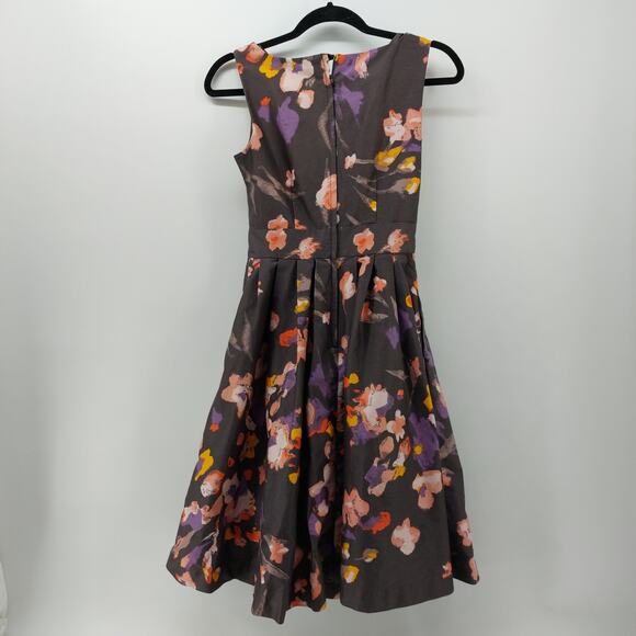 H&M Women's Floral Career Dress Size 6 Pockets Sleeveless - Picture 2 of 13